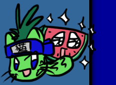 Nekoninjamelon and Sparklemelon